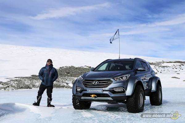 Hyundai Santa Fe Sukses Jelajahi Antartika