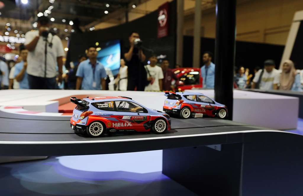 Seru-Seruan di Booth Hyundai Ikut Shouting Race