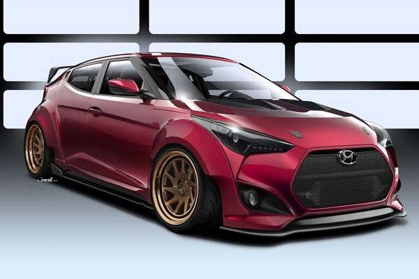 Veloster Concept SEMA 2016, Compact Dan Agresif 
