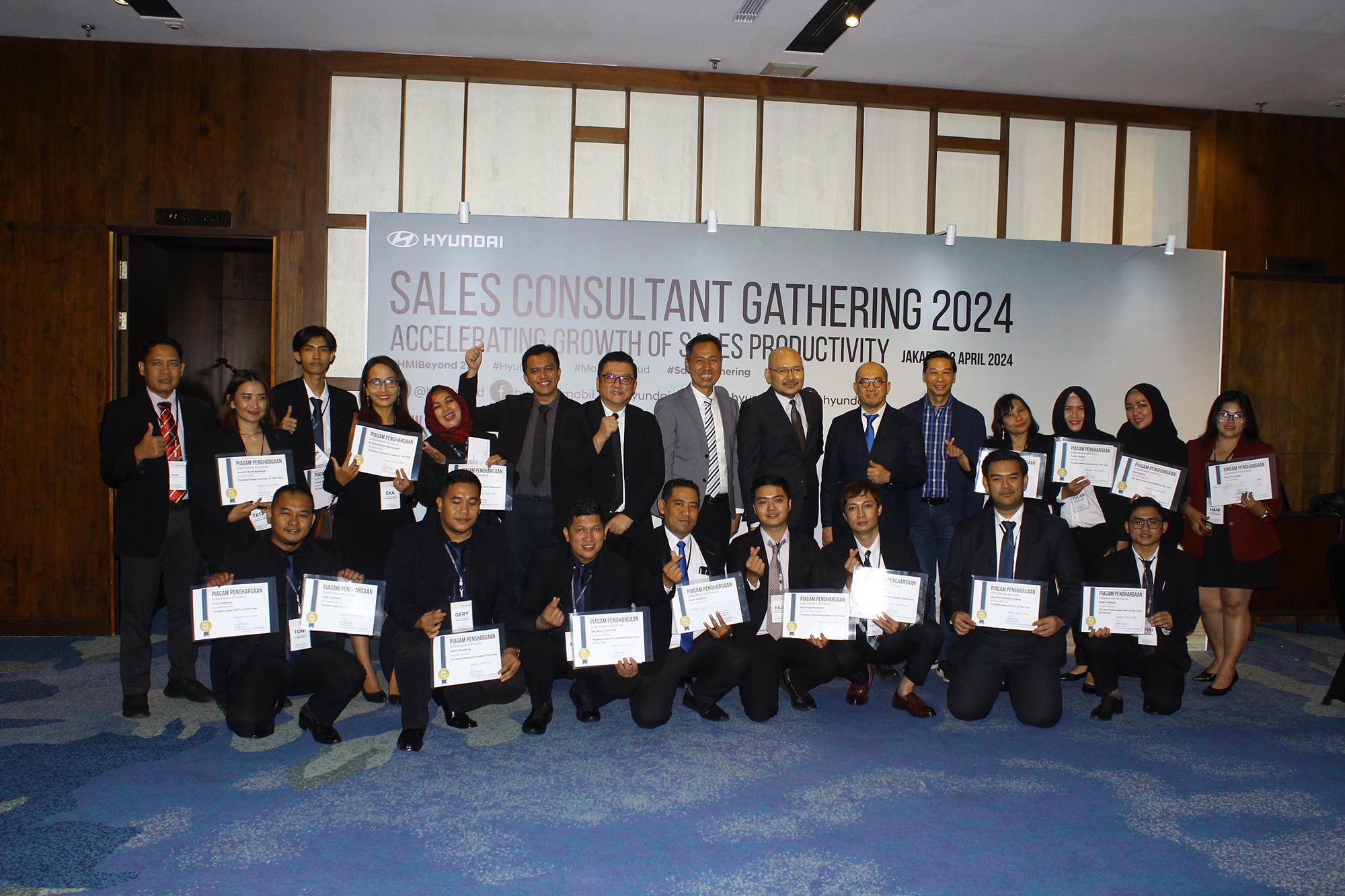 19 Sales Terbaik Hyundai Dapatkan Penghargaan