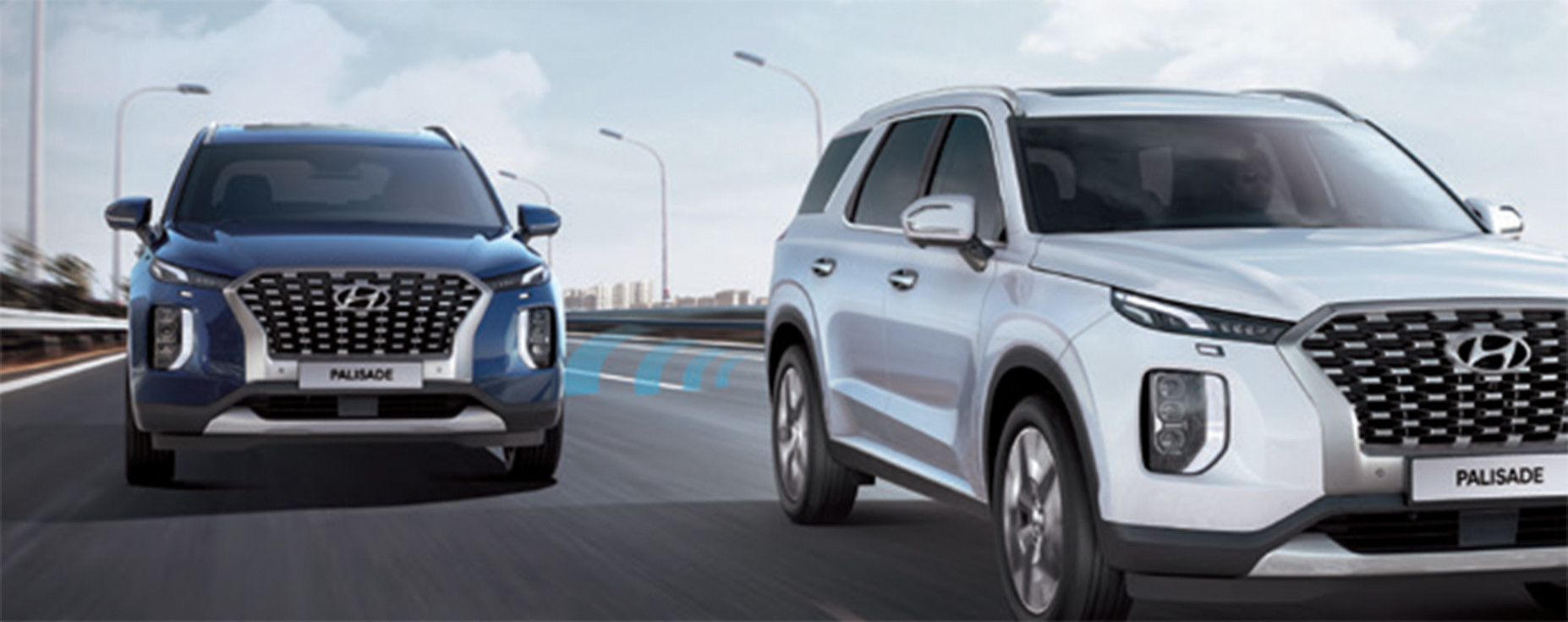 Blind Spot Collision Warning Hyundai Palisade Yang Cerdas