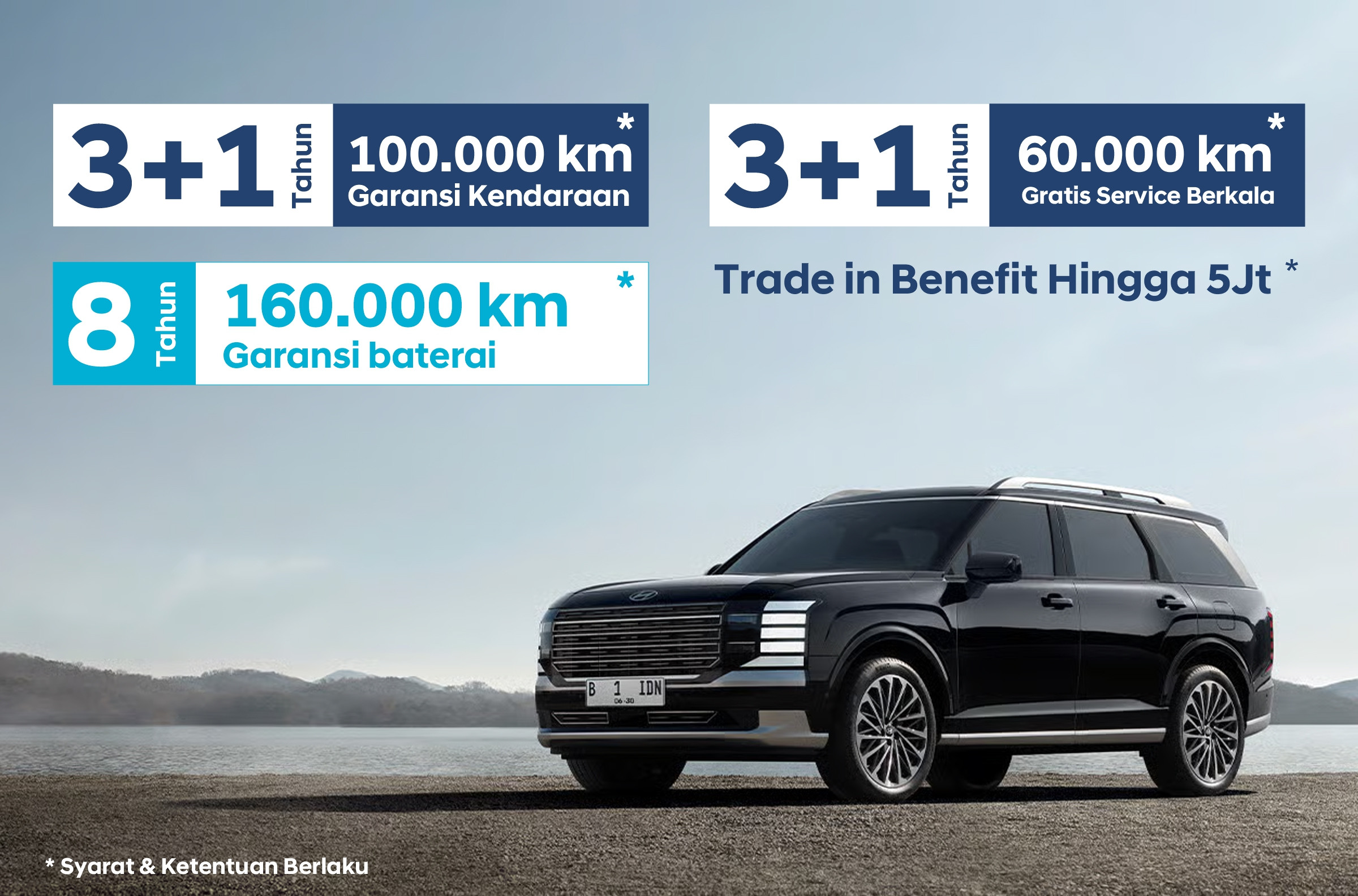 Saatnya Miliki The All New PALISADE Dengan Garansi Dan Servis Terpanjang Di Kelasnya