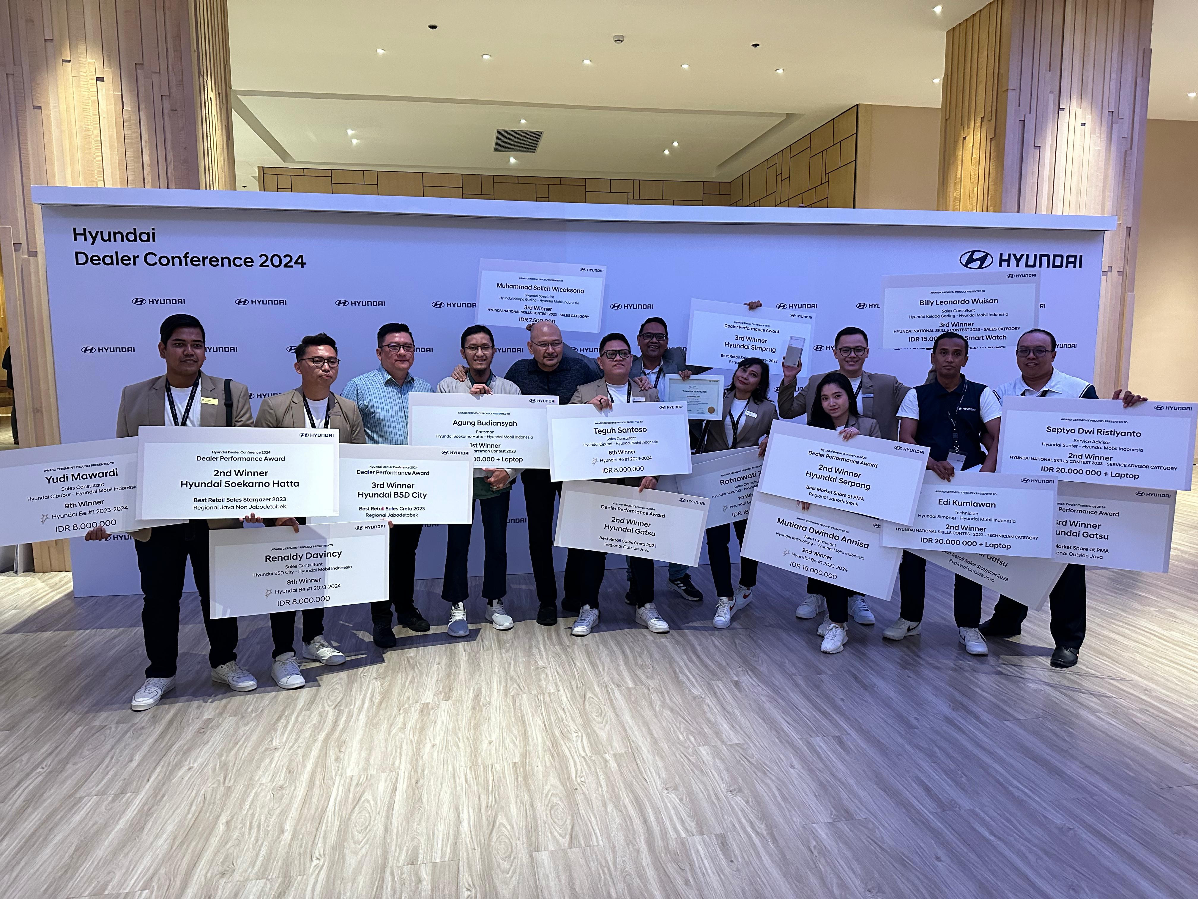 PT Hyundai Mobil Indonesia Menangkan Segudang Penghargaan