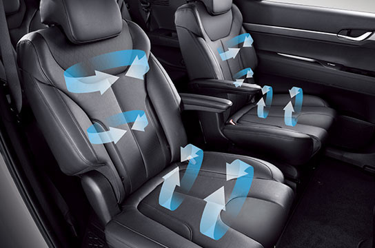 Ventilated Seat Hyundai Palisade Juga Ada Di Baris Kedua