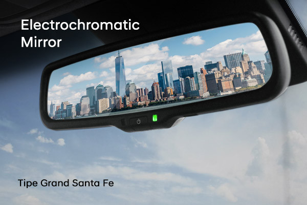 Electrochromatic Mirror Hyundai Santa Fe Permudah Visibilitas Belakang