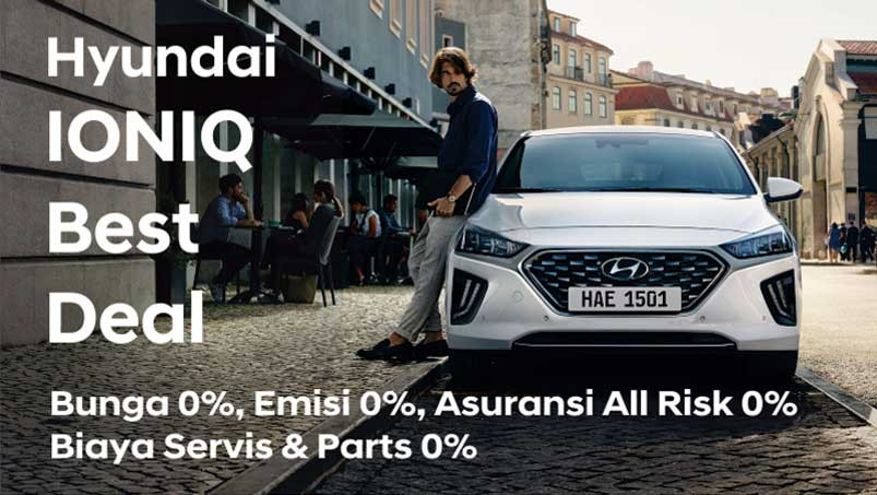 HYUNDAI IONIQ BEST DEAL - Bunga Dan Biaya Lainnya 0%